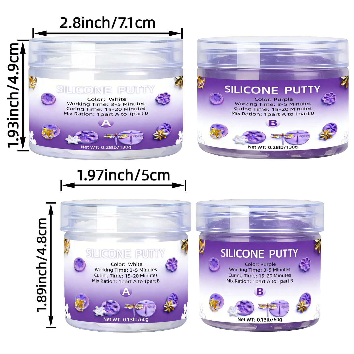 Candle Making Kit - Kit per Creazione Stampi in Silicone