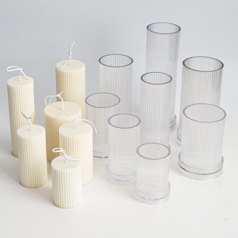 Candle Making Kit - Nuovo stampo cilindrico in plastica per