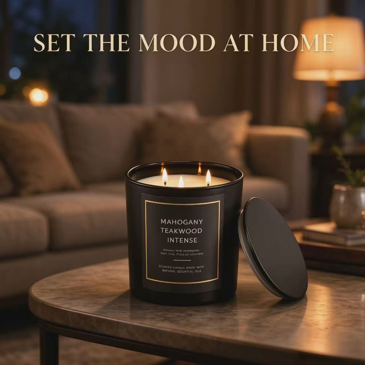 Soy Wax - Candele Profumate Diffusore di Fragranze Romantiche