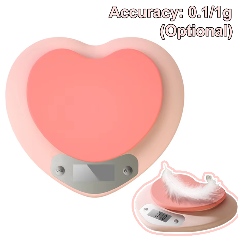 Candle Wax Scale - Bilancia Digitale da Cucina Rosa a