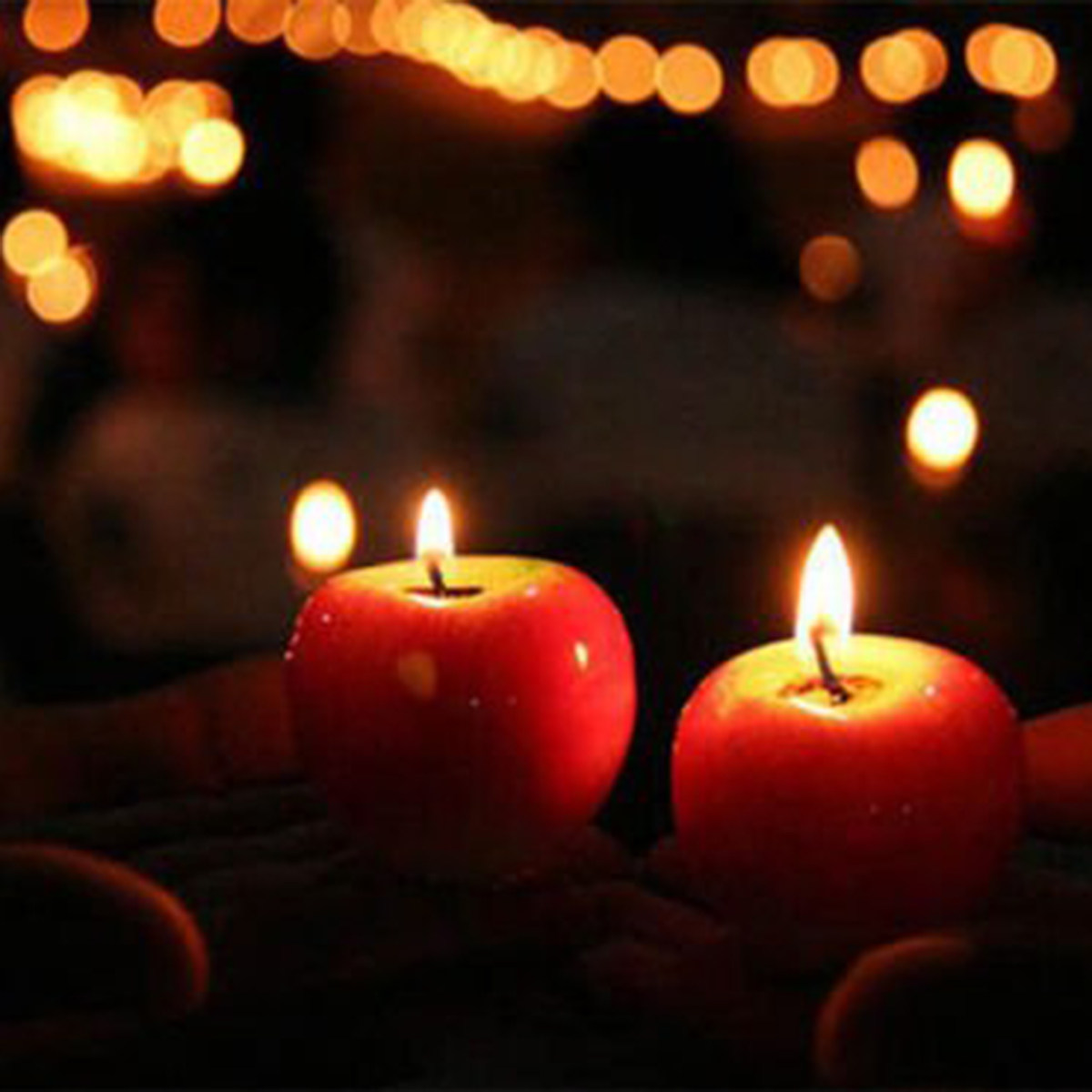 Soy Wax - Candele a forma di mela, di