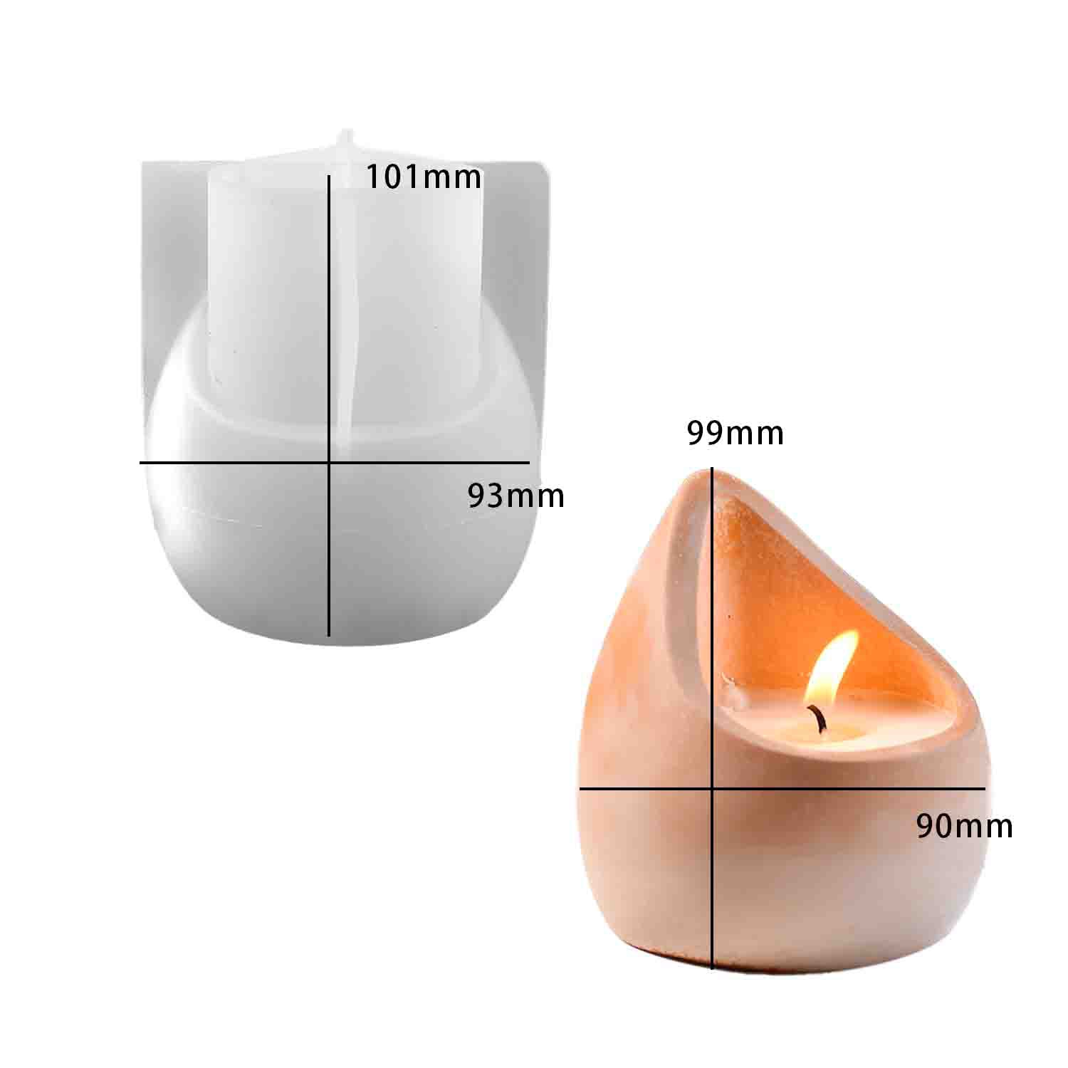 Stampo in silicone fai da te a - Candle Containers recensione e prezzo