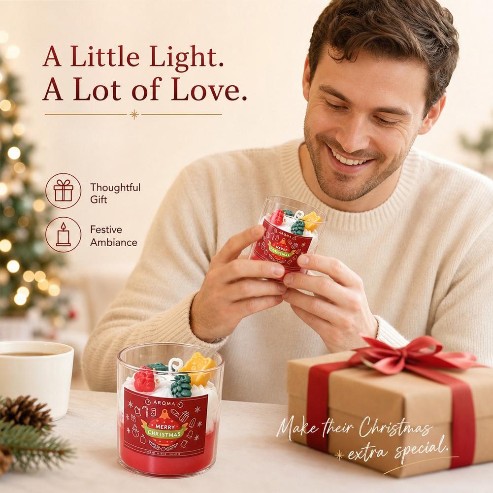 Candela profumata natalizia in - Soy Wax recensione e prezzo